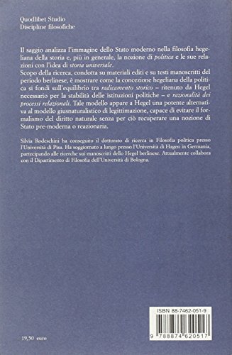 Costituzione E Popolo. Lo Stato Moderno Nella Filosofia Della Storia Di Hegel (1818-1831) - 2