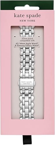 Miniatura 6 de Kate Spade New York Correa intercambiable de acero inoxidable compatible con tu Apple Watch de 42441.772in, correas para Apple Watch Series
