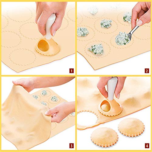 MUUZONING 4 Pezzi Dumpling Maker e Pasta Stampa