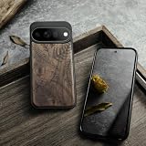 Carveit Etui na telefon komórkowy do Pixel 11 Pro XL, liście orzecha włoskiego, wzór kwiatowy
