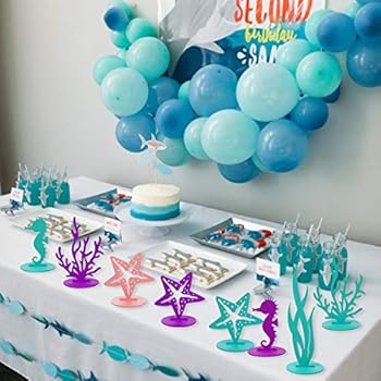 Amazon Com Cieovo 16pcs Ocean Mermaid Party Decoration Diy Felt Table Centerpiece For Under The Sea Little Mermaid Theme Baby Shower Birthday Wedding Party Decoration Supplies Toys Games Amazon Com Cieovo 16pcs Ocean Mermaid Party Decoration Diy Felt Table Centerpiece For Under The Sea Little Mermaid Theme Baby Shower Birthday Wedding Party Decoration Supplies Toys Games
