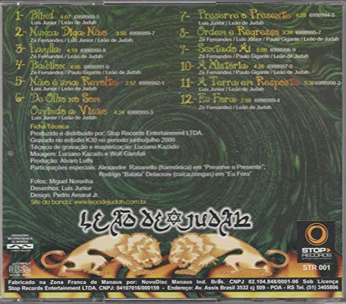Leão de Judah - Cd Preserve o Presente - 2000