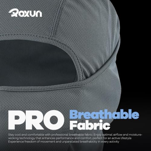 Image of ROXUN Ski Mask Balaclava, Motorcycle Summer Cooling Breathable UV Protector