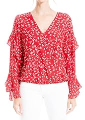 Red/Coral Wispy Floral Stem