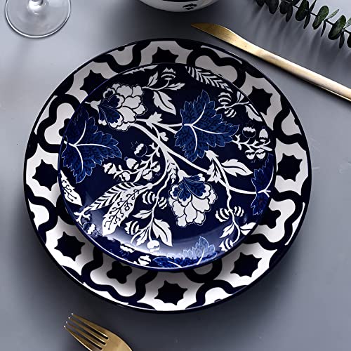 Wisenvoy Dinnerware Sets Plates And Bowls Sets Ceramic Dish Set Plate Set Stoneware Dinnerware Set Dishes Set For 4 #TOP4