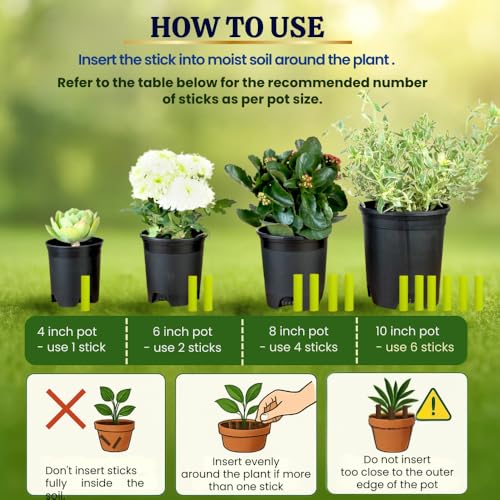 Image of Utkarsh Plant Food Sticks Combo - Root, Foliage & Bloom- Combo Pack of 3| Natural & Organic Nutrition for All Indoor & Outdoor Home Garden Plants | Multi-Purpose Plant Growth Booster