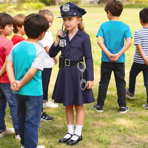 Disfraz completo de oficial de policía para niñas 5-6 años miniatura 6