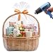 Morepack Clear Cello/Cellophane Basket Bags for Gift Wrap, 32x40inch (10 Pack)