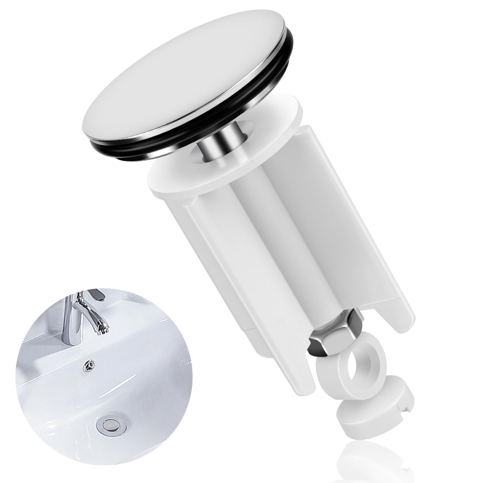 Bouchon Evier Cuisine UZSUZZ 2 Pièces Bouchon Lavabo Salle De Bain, Bouchon Baignoire Bouchon De Lavabo Salle De Bain Bouchon Evier Cuisine UZSUZZ 2 Pièces Bouchon Lavabo Salle De Bain, Bouchon Baignoire Bouchon De Lavabo Salle De Bain