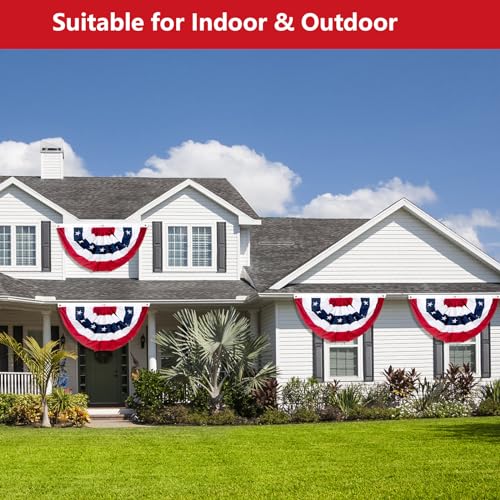 2-x-4-Ft-American-Bunting-Flags-Outdoor-US-Flag-Bunting-for-Outside-Patriotic-Half-Fan-Bunting-Flag-with-Brass-Grommets-for-4th-of-July-Indoor-Outdoor-Set-of-4 2 x 4 Ft American Bunting Flags Outdoor US Flag Bunting for Outside Patriotic Half Fan Bunting Flag with Brass Grommets for 4th of July Indoor Outdoor Set of 4