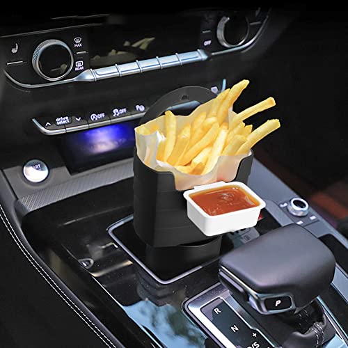 Portavasos para papas fritas con soporte para salsa para carro miniatura 4