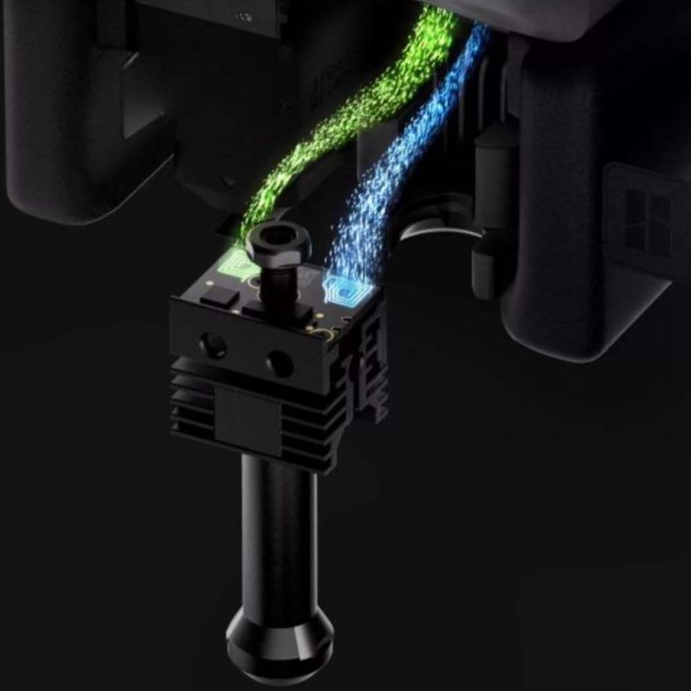 Extremo caliente de inducción H2C para impresora 3D, posición derecha, soporta múltiples diámetros de boquilla de 0,2 mm, 0,6 mm, 0,8 mm
