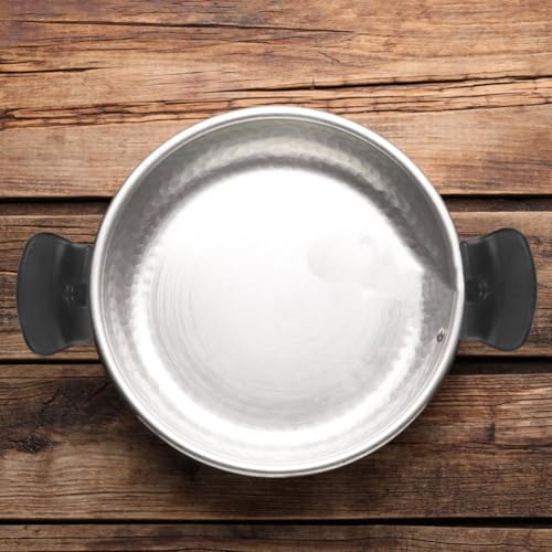 Repuestos de 4 manijas de olla de acero inoxidable Ipetboom con diseño en oreja, resistentes al calor y con agarre cómodo y antideslizante para olla a presión, vaporera y salsa miniatura 4