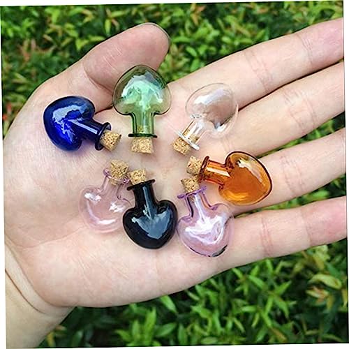 Bouteilles verre miniatures design cœur et liège de qualité supérieure - 3