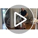 Stair Climbing Hand Truck 440lb,Heavy Duty Dolly Cart for Stairs,Thickened Upgraded Steel Tube Folding Stair Climbing Trolley with Six Wheels and Telescoping Handle, Red, TK1500-R