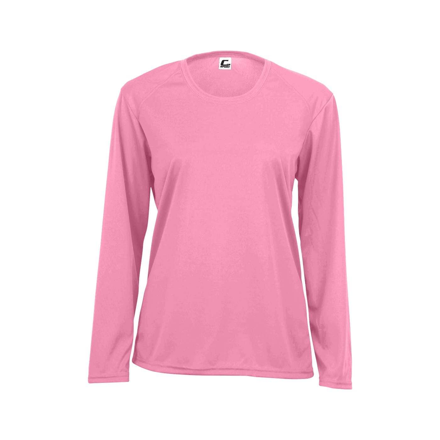 Badger Sports C2 L/S Ladies' Tee Pink X-Small