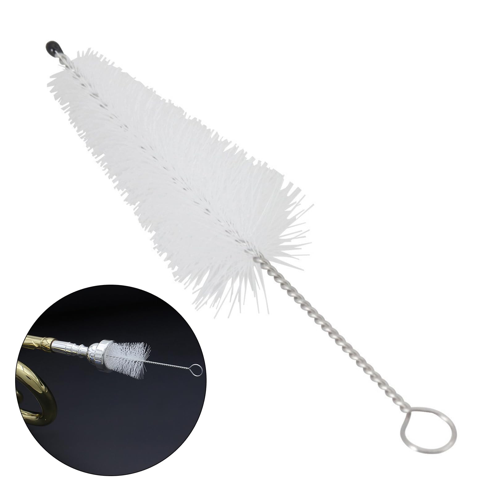 MinnowXY Trumpet Brushes Mouthpiece Brush Valves Brush Trumpet Brushes Musical Instrument Maintenance Care Tools