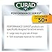 CURAD Performance Series Back Support Designed for Active Seniors 50+, Large Easy to Grip Tabs & Loops for Easier Application, Helps with Moderate to Lower Back Pain