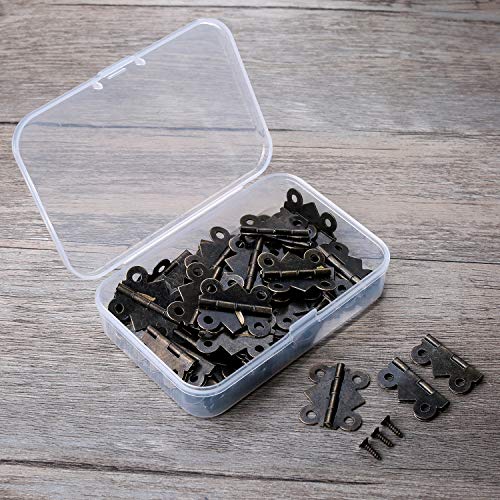 Daimay 40 pezzi Ottone antico Farfalla Mini