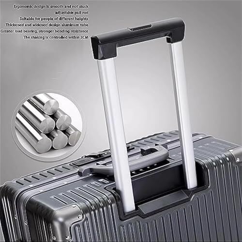 Carry On Luggages Suitcase Front Opening Suitcase Rechargeable Universal Wheel Checked Luggage Carry On Luggage Luggage Suitcases(Green-20inch3