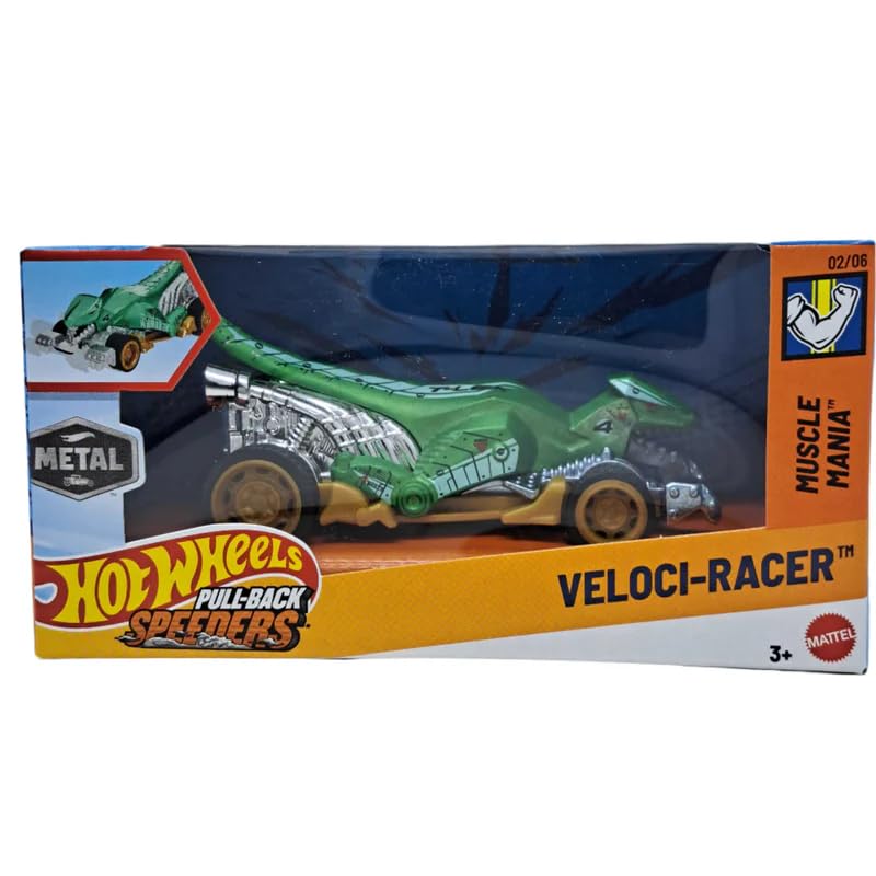 Hot Wheels Pull-Back Speeders Custom Veloci-Racer