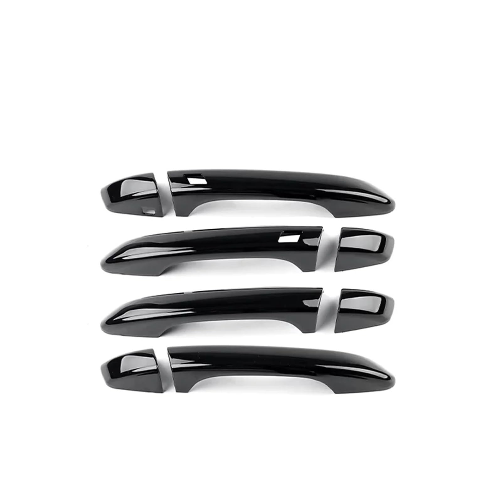 Rdwspli Black Exterior Handle Shell Compatible With Kia For Stinger 2018-2023 Door Handles Covers Left Hand For Drive Right Hand For Drive 8Pcs Abs Exterior Car Accessories