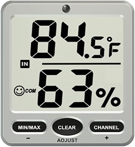 Ambient Weather WS-07 Big Digit 8-Channel Wireless Thermo-Hygrometer