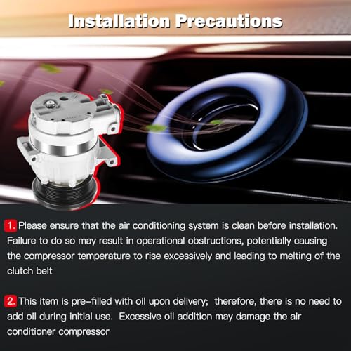 Image of AC Compressor w /Clutch for Pontiac Grand Am for Chevrolet Impala 1996-2008