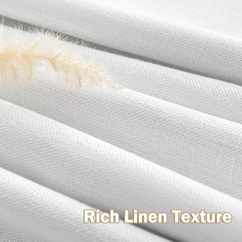 Image of MYSKY HOME White Blackout Curtains 108 inches Long Pinch Pleated Curtains for Living Room Bedroom 100% Room Darkening Black Out Window Drapes with Hooks Back Tab, 40 inch Wide per Panel, 2 Pieces
