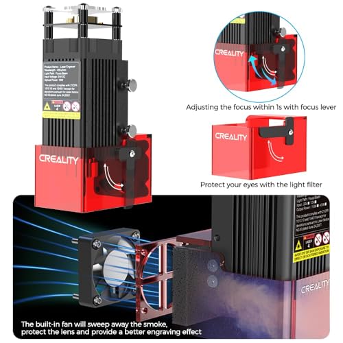 Creality Falcon Lasergraveermachine, 5 W lasersnijder, 10.000 mm/min, graveersnelheid, lasergraveermachine, doe-het-zelf lasergraveermachine voor hout, metaal, papier, acryl, leer - Afbeelding 5