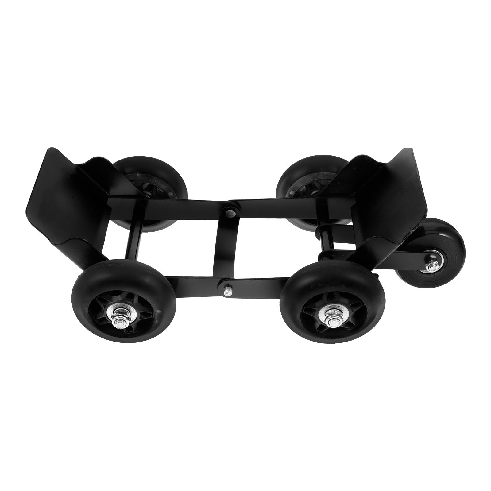 MAGICLULU Outil de Déplacement de Pneus pour Moto Noir, Chariot de Secours Robuste Roue de Couleur Aléatoire, Outil de Dépannage de Pneu D’Urgence Compatible Tricycles
