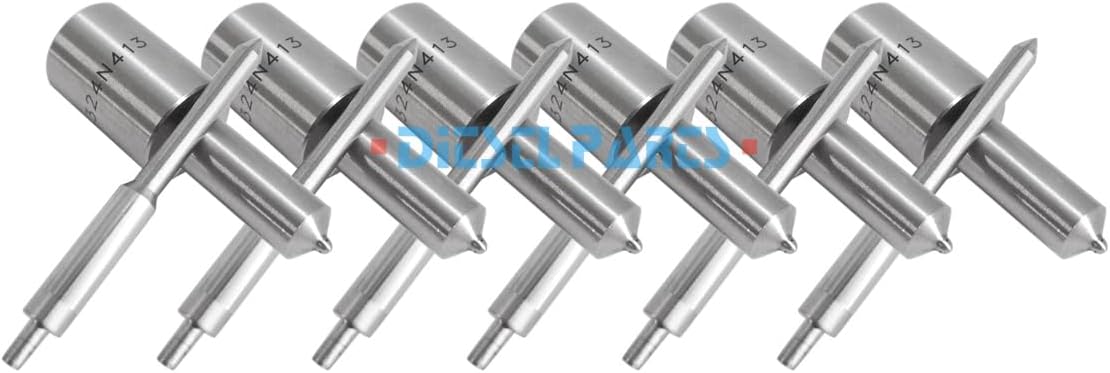 6Pcs Diesel Injector Spray Nozzle DLLA154S324N413 105015-4130 Compatible with Isuzu Forward 4BD1 4BB1 4BG1 DB58T