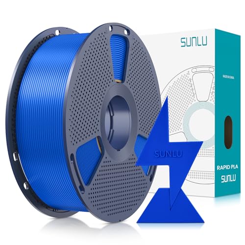 Image of SUNLU High Speed PLA Filament 1.75mm, 30mm /s - 600mm /s Print Range, High Flow Speedy 3D Printer PLA Filament, Designed for Fast Printing, Good for Fast Printing, 1KG Klein Blue