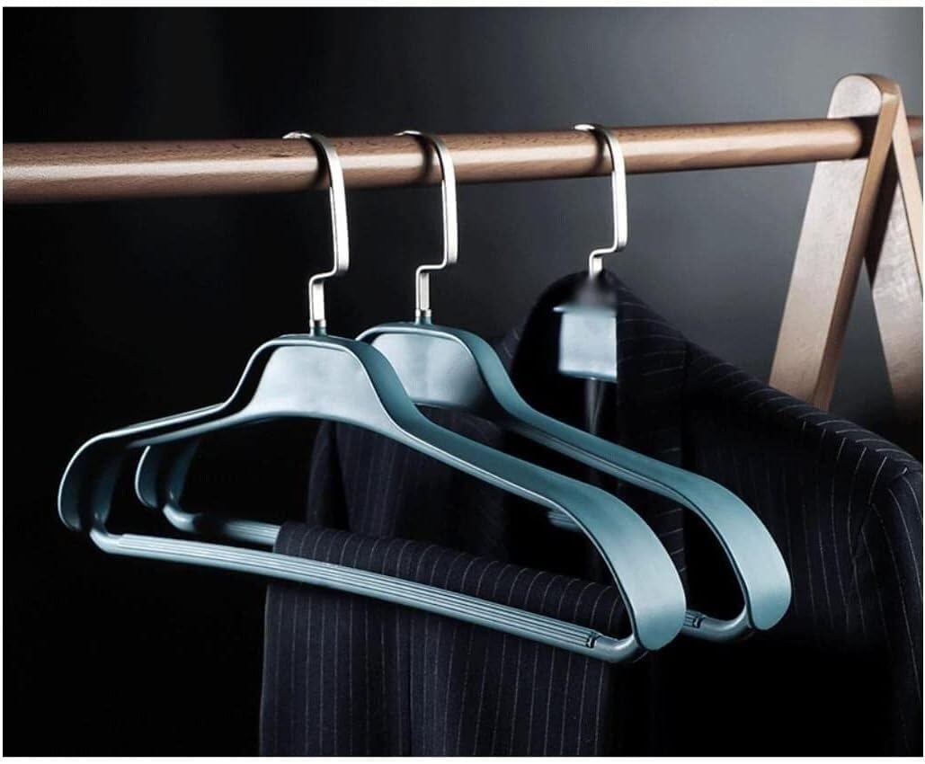 HCZKIUJY 10 Pack Clothes Hanger For Wardrobes Durable Wided Hangers For Clothes Rail And Closet hangers for clothes non slip