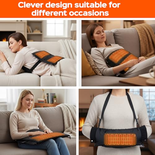 Rechargeable Heated Hand Warmer Pouch with 10000mAh Power Bank, 3 Heat Settings Electric Hand Muff for Outdoor Activities - image 3