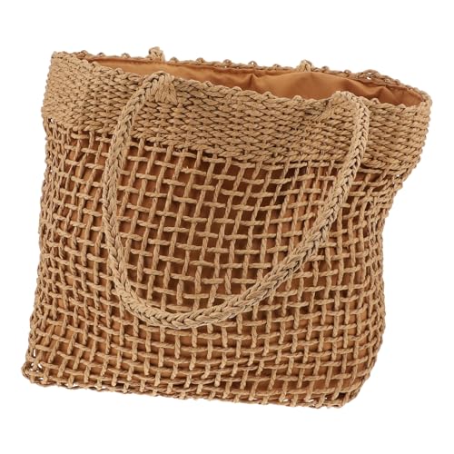 Sac paille tissée LIFKOME et pochette de voyage décontractée pour femme