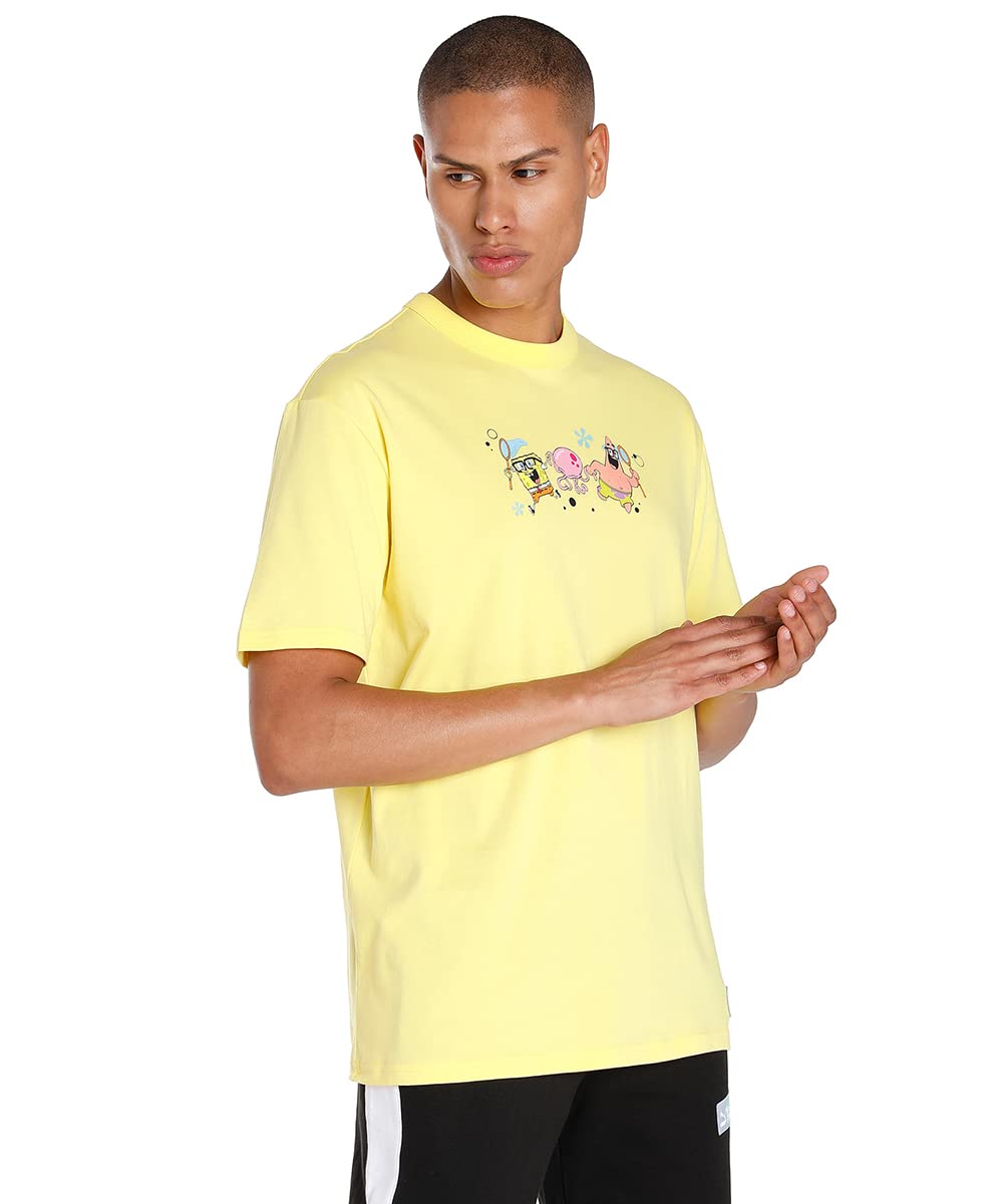 Amazon | [プーマ] コラボ スポンジボブ 半袖 X SPONGEBOB