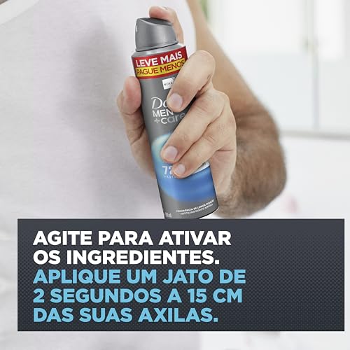 Dove Antitranspirante Aerossol Cuidado Total Men + Care 250 ML, Leve Mais e Pague Menos, Embalagem P