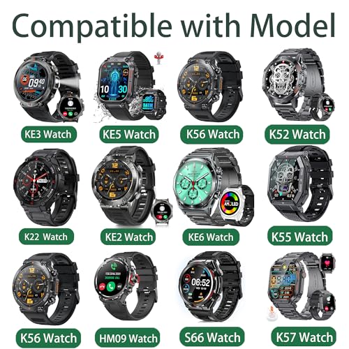 Correa compatible para EIGIIS KE3 Smartwatch 22mm silicona miniatura 2