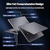 Coolby 15.6inch Laptop, 12GB RAM/256GB SSD, 1920x1080 IPS Display, Intel N95(Beats N5095) Quad Core Laptop Computer, Support Fingerprint, WiFi 5, BT