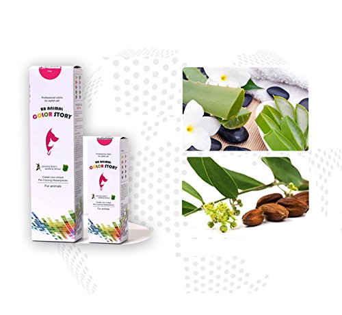 Pink 50ml Dog Hair Dye Hair Bleach Hair Coloring Professional Colors for Stylish Pet