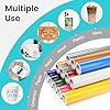 LIKCUT Permanent Vinyl 12" x 6ft, Glossy Green Adhesive Vinyl Roll for Cricut & Silhouette Cameo Cutting Machine, Ideal for Brithday & Party Home Decor, DIY Mug & Ceramic #5