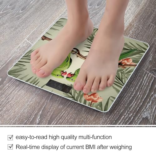 Báscula digital de baño vidrio templado de alta precisión miniatura 5