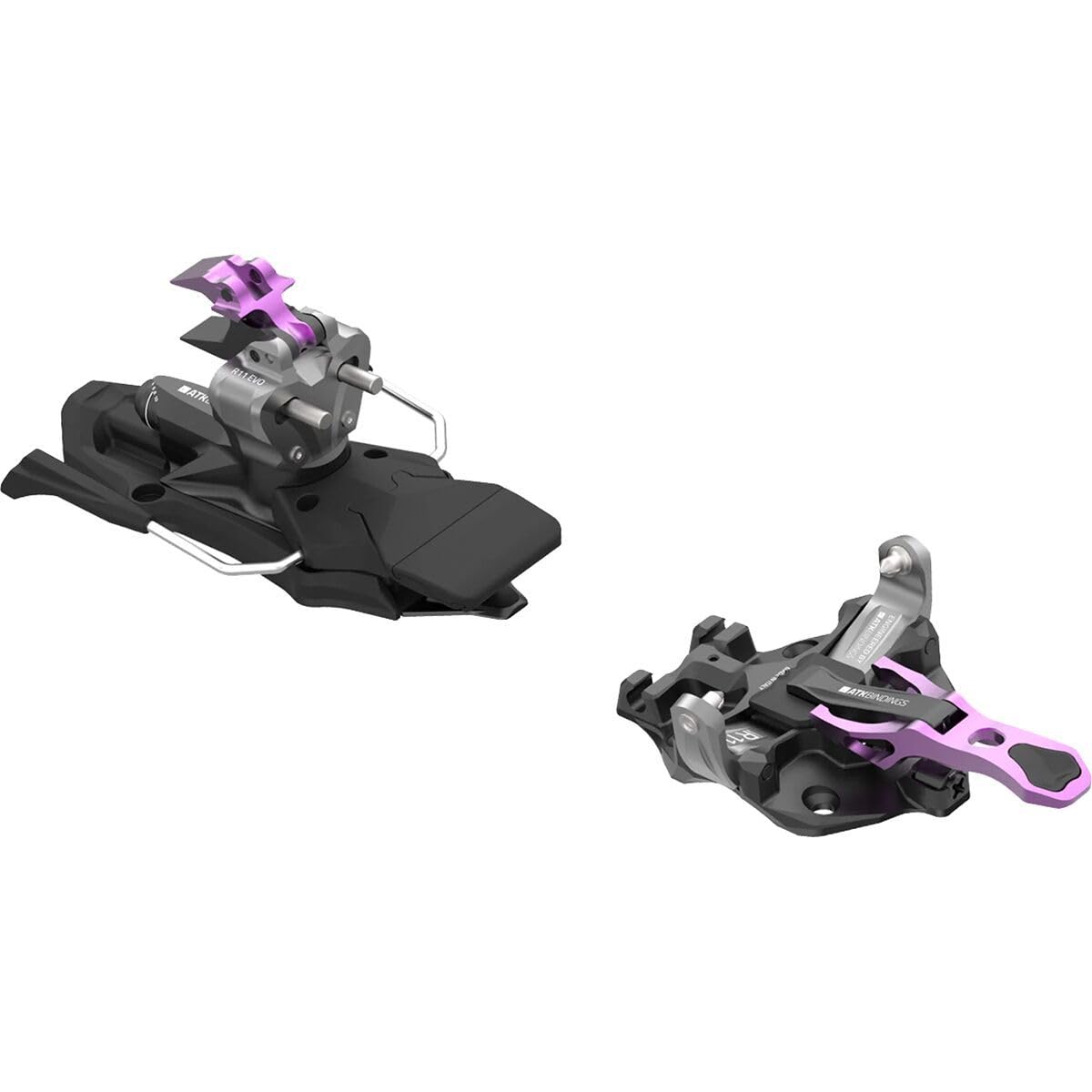 ATK Bindings Attacchi da Sci Alpinismo Raider 11 Evo, Black Titanium Purple, 86mm