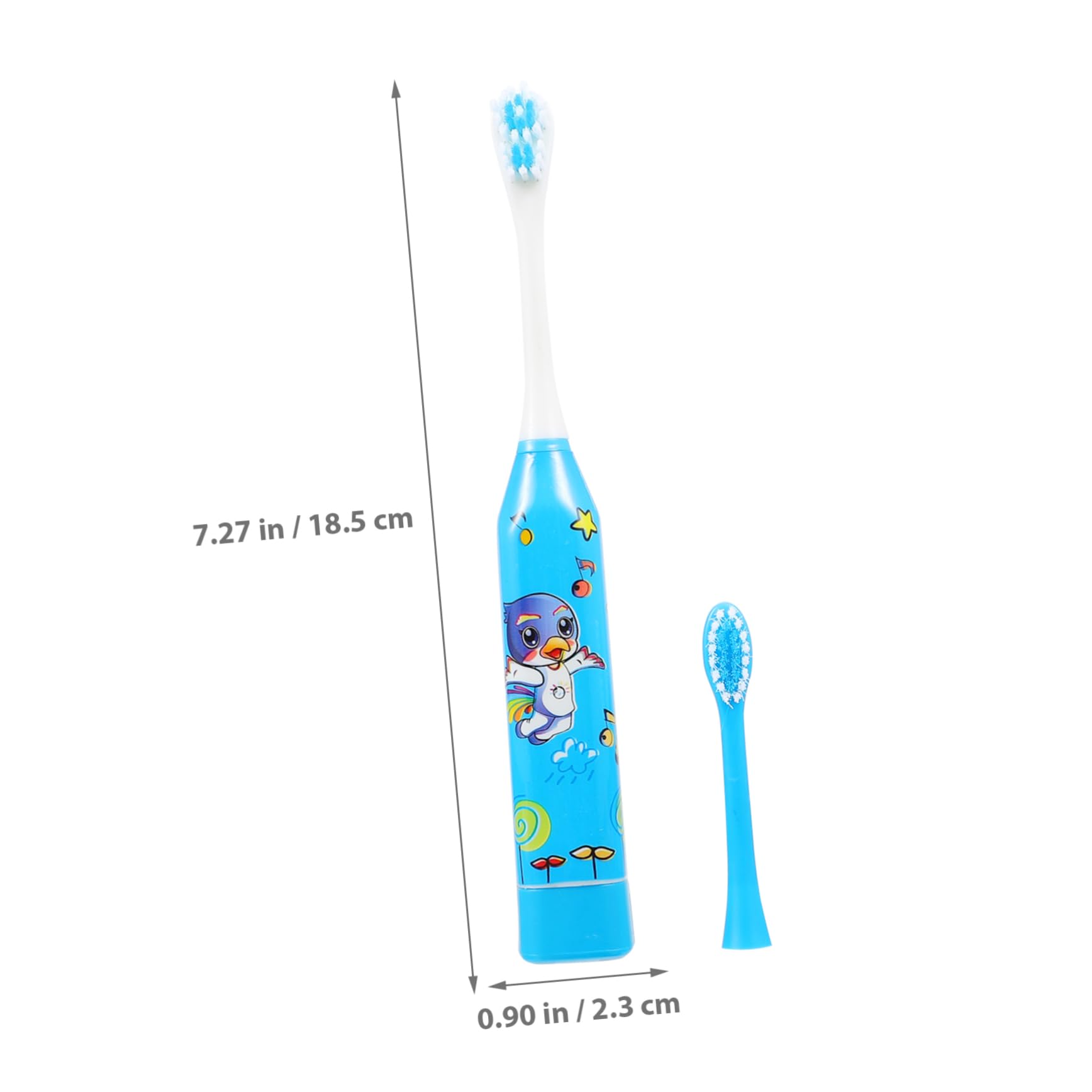Mobestech 8pezzi Spazzolino Elettrico Per Design e Portatile Pulizia Profonda e Per Rimuovere Placca e Macchie Materiale Sicuro Per Gengive Sensibili Facile Da Usare e Divertente Per Piccoli