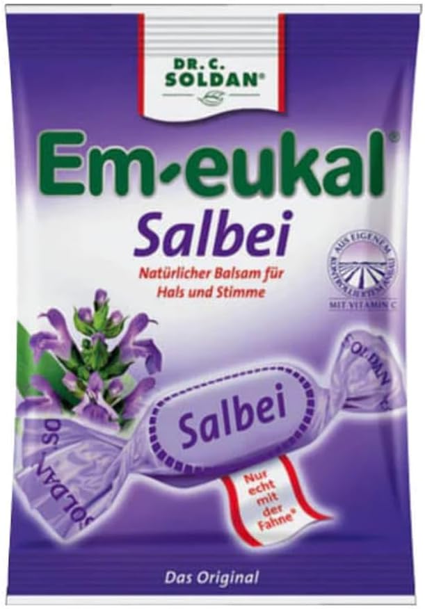 Dr. Soldan Sage Drops (with Vitamin C) 75g lozenges