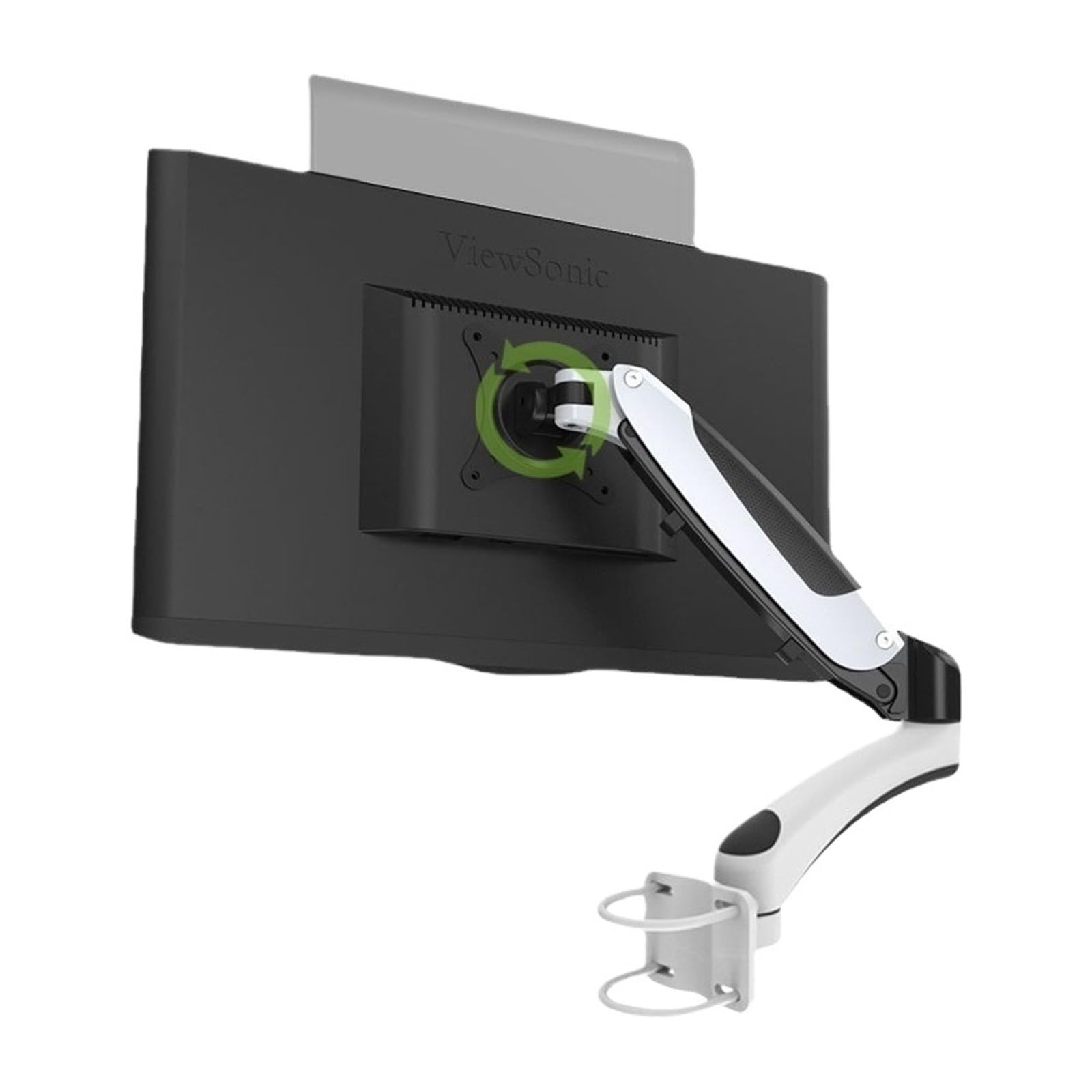 IKPGBZXM No-drill wall-mounted monitor stand with pneumatic lifting and rotation(111B)