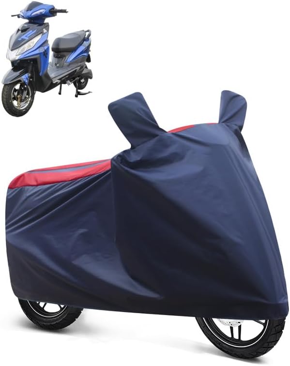 CarzexBike/Motorcycle Body Cover Compatible with Deltic ZGS(Red & Blue)