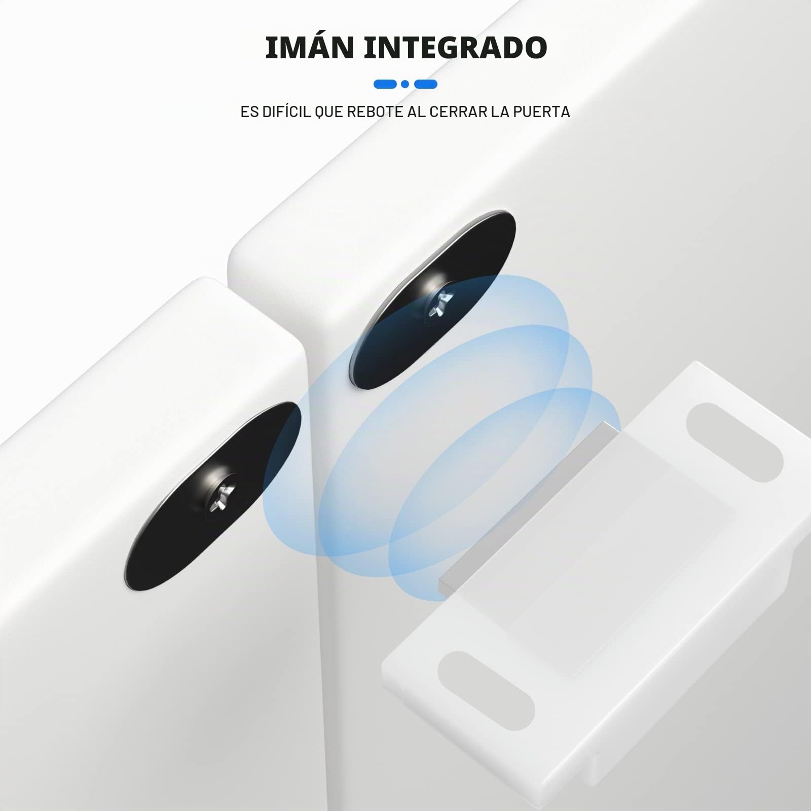 Armario de baño montado en la pared, armario de pared con estantes ajustables para cocina, color blanco, 50 x 60 x 15 cm
