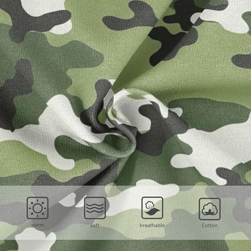 Cotton Girls Underwear Toddlers Military Camouflage Green White Cute Panties Girl Funny Briefs Underpants 2t3